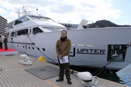 新船『ジュピター』と松岡和彦准教授